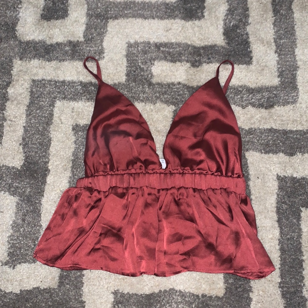 red tiny going out shirt